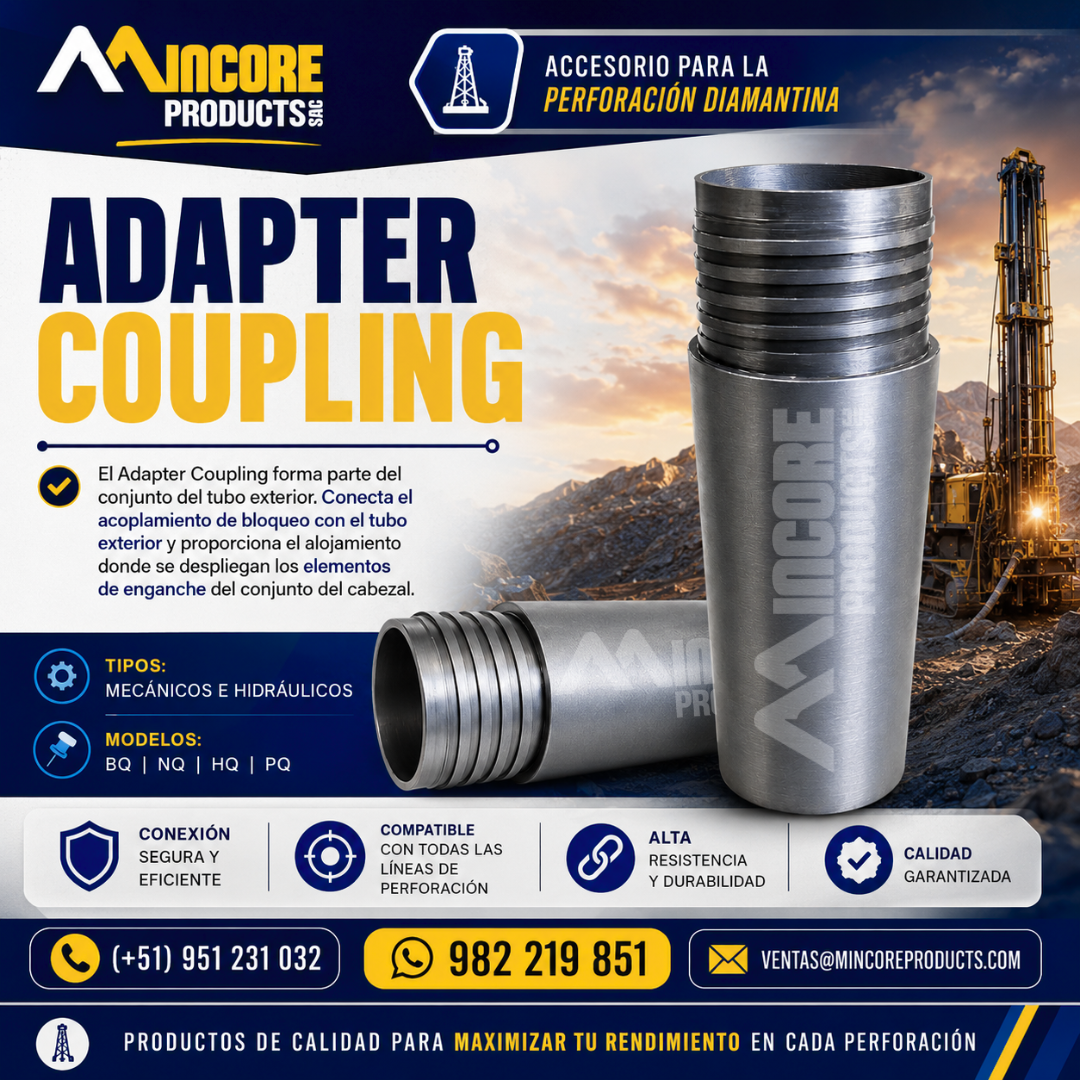 ADAPTER COUPLING | COMPONENTE PARA PERFORACIÓN DIAMANTINA
