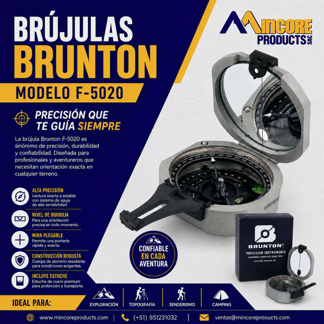 Brújula Brunton Modelo F-5020 Standard Transit