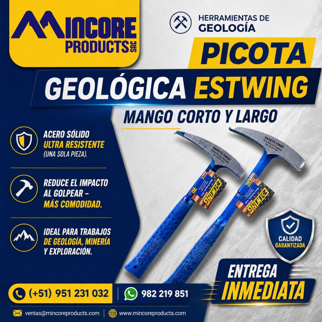 Picotas Estwing y Ox Tools para Geología, Minería y Exploración
